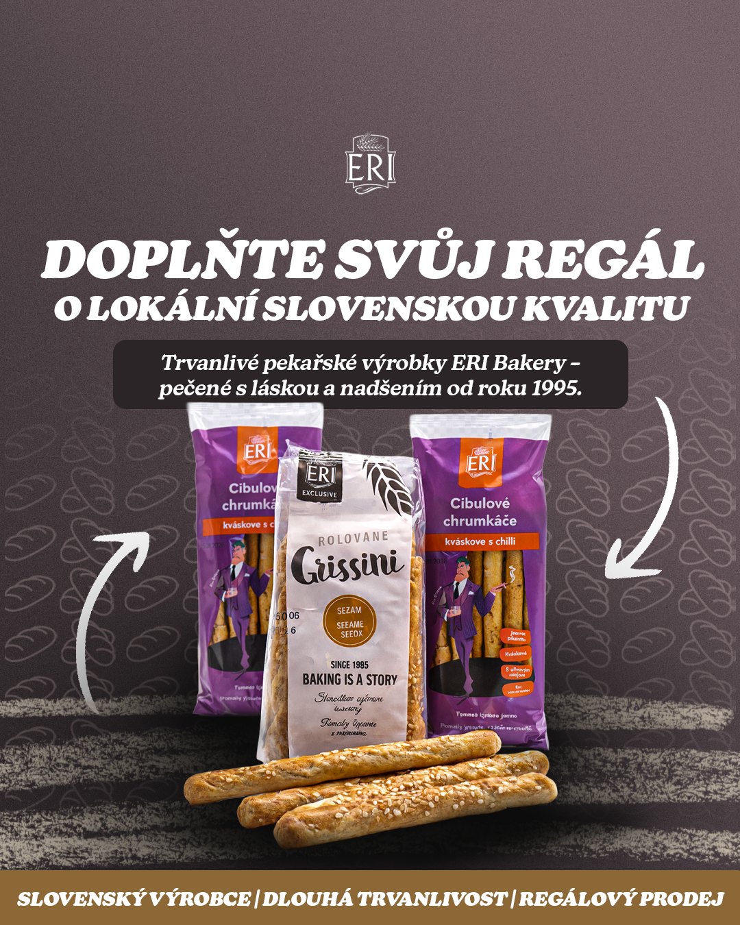 Ponuka pre regálový predaj — lokálna slovenská kvalita ako hlavný argument.