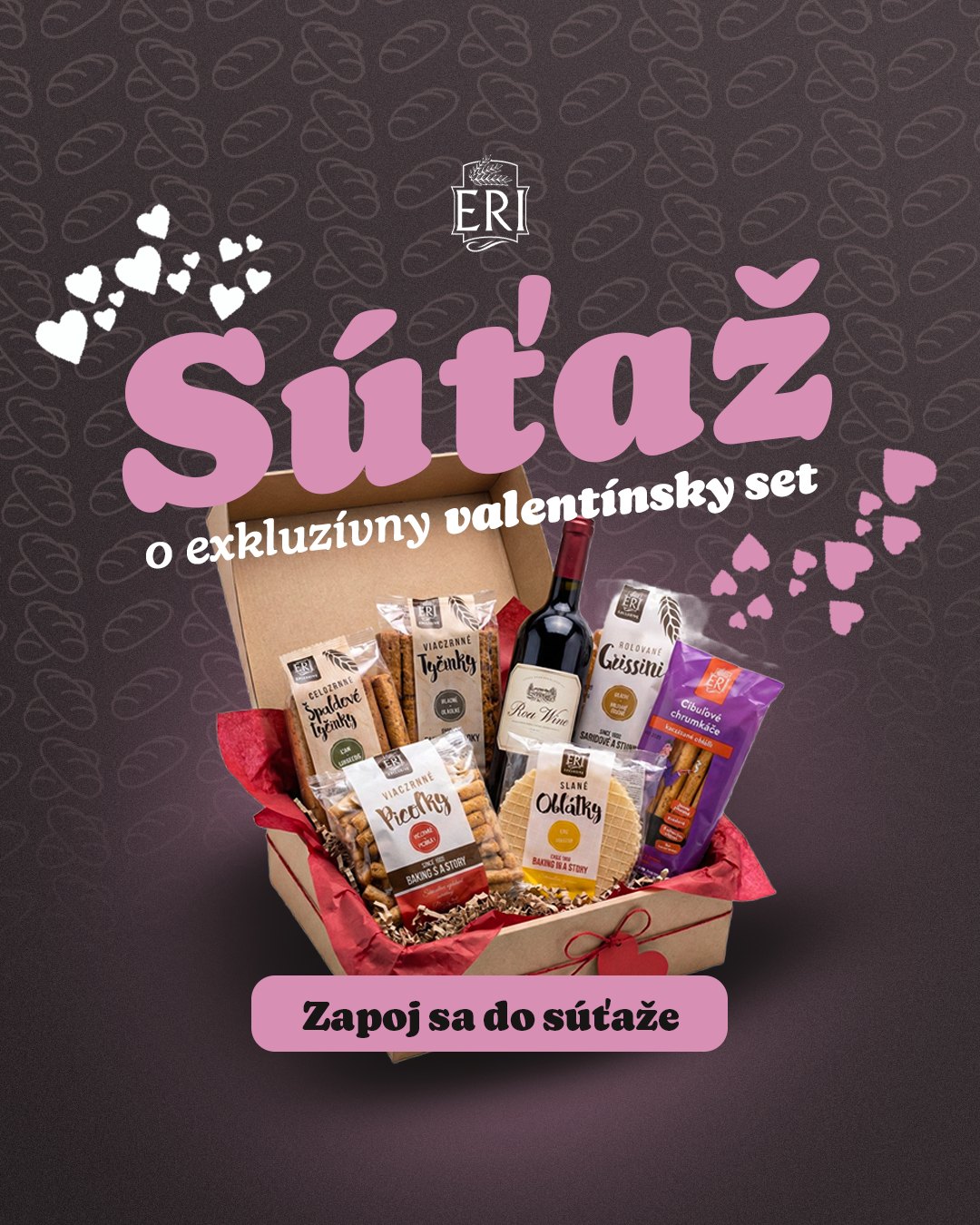 Valentínska súťaž — exkluzívny darčekový set ako kampaňová mechanika.