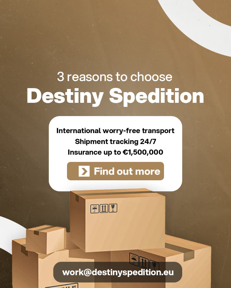 Tri dôvody, prečo si vybrať Destiny Spedition, a kontakt na jednom mieste.