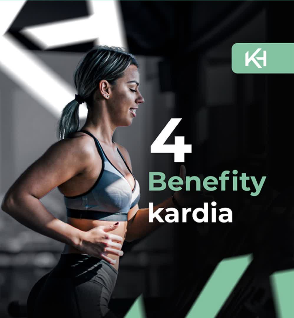4 benefity kardia. Edukácia, ktorá motivuje k pravidelnému pohybu.