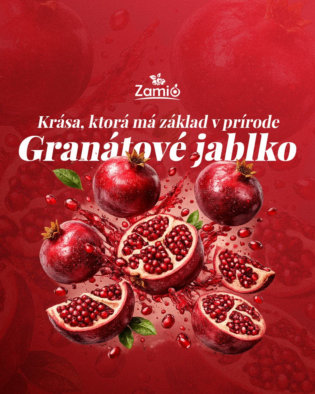 Granátové jablko: krása, ktorá má základ v prírode.