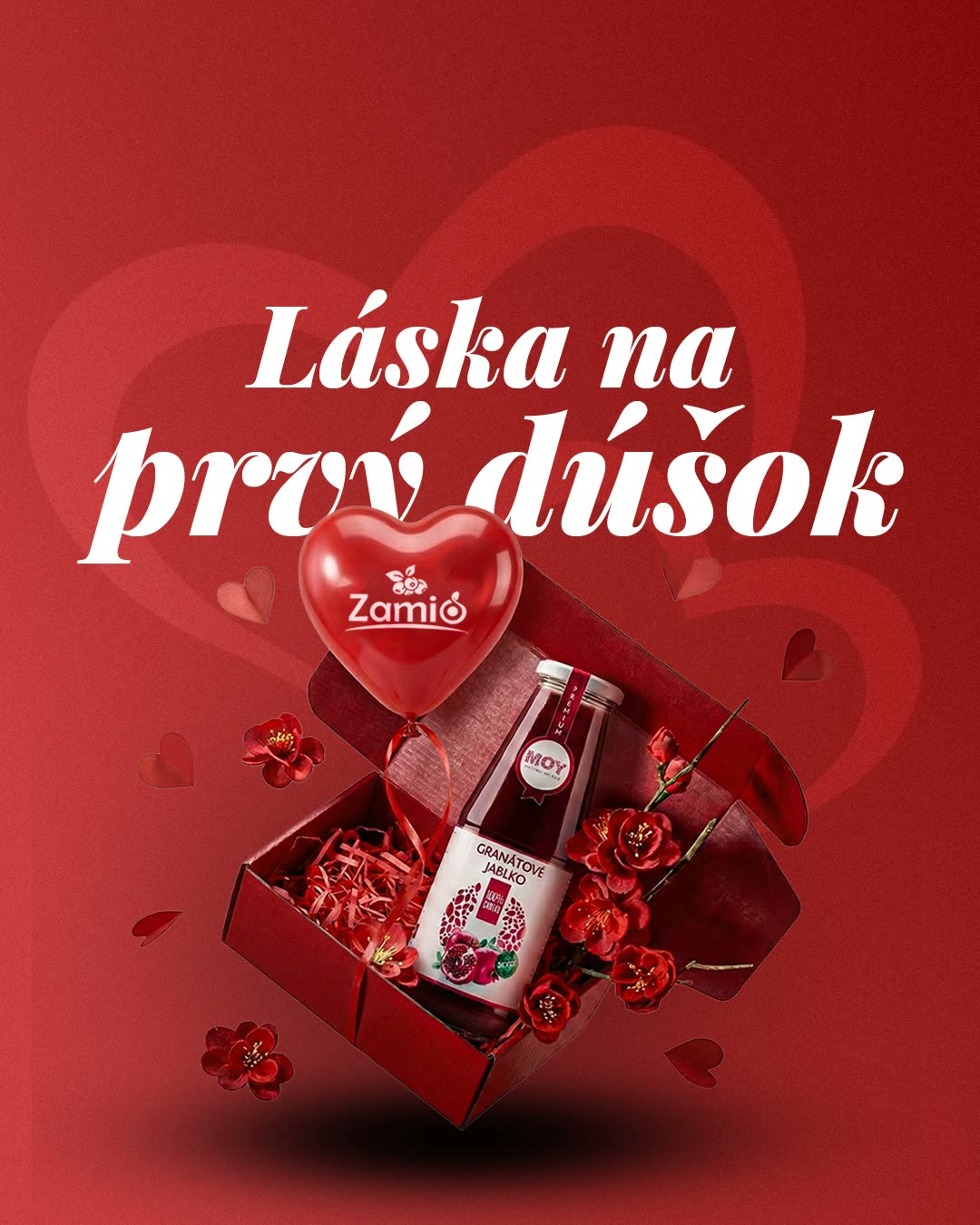 Láska na prvý dúšok: valentínska kampaň.